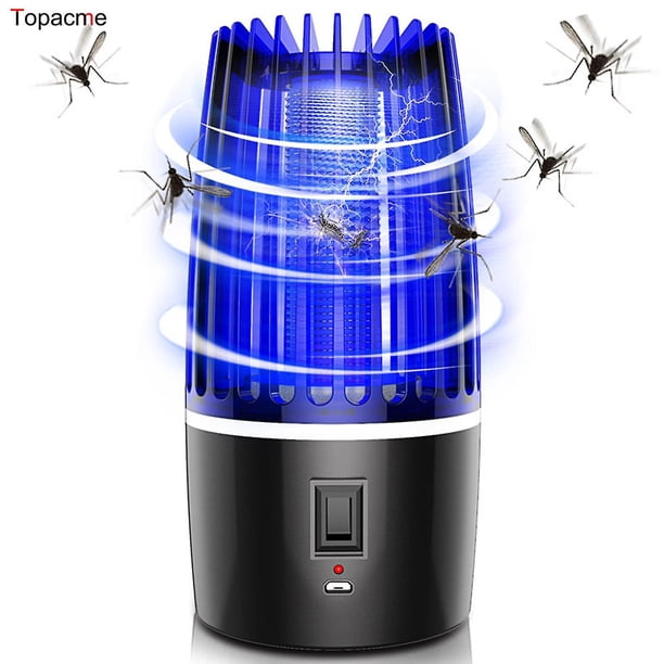 Lámpara LED silenciosa Lámpara antimosquitos Lámpara eléctrica antimosquitos 4000mA recargable Lámpara electrónica antimosquitos