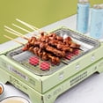 thumbnail image 4 of Visland Disposable Barbecue Grill Charcoal Grill High Stability Non-Slip Even Heat Conduction Simple Installation Portable Grill, 4 of 7