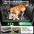 thumbnail image 3 of Funda para asiento de camioneta para perros Zanch XL impermeable con base rígida, 450 lb, 3 of 9