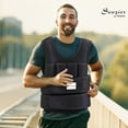 thumbnail image 2 of Soozier Gilet Lesté de 22 Lb, Gilet de Course à Poids Réglable, Noir, 2 of 10