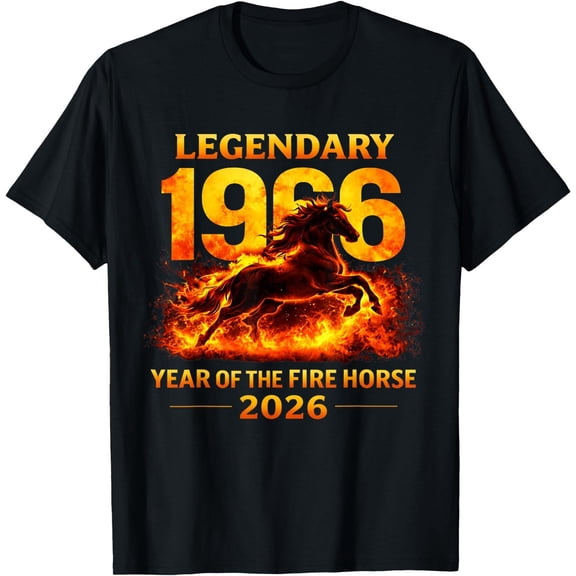 1966 Year of The Fire Horse 60th Birthday Chinese Zodiac Men Women T-Shirt