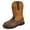 Light Brown, variant on DADAWEN Kid Western Boots Girls Light Brown Cowboy Boots for 1.5 Little Kid