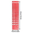 thumbnail image 3 of NAOJIE 34 Nut and Bolt Thread Checker,Metric Board Wall Mount Screw Size and Thread Gauge(Rectangular),Thread Checker,Bolt Thread Checker,Bolt Measuring Tool, 3 of 8