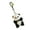 Hua Hua, variant on Lovely Panda Keychain Sturdy PP Cotton Cartoon Pendant for Backpack or Handbag Accessory Casual Wear Daily Use