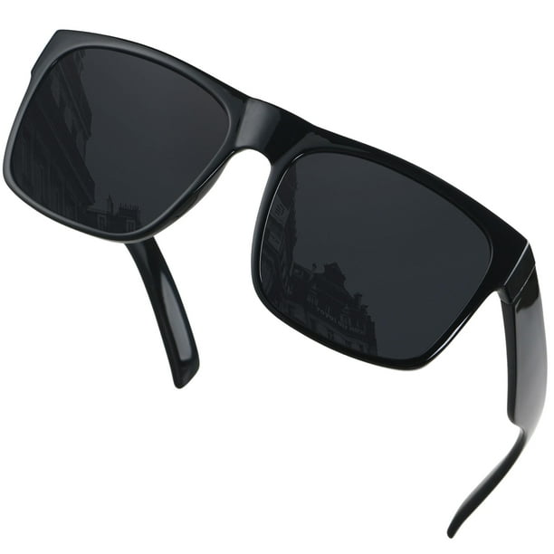 Lentes de Sol LYZOIT Extragrandes Polarizados Cuadrados para Hombre