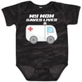 thumbnail image 3 of Inktastic My Mom Saves Lives- Ambulance Boys or Girls Baby Bodysuit, 3 of 5