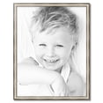 thumbnail image 2 of ArtToFrames 28" x 36" Antique Silver Panel Picture Frame, 28x36 inch Silver Wood Poster Frame (WOM-4760), 2 of 7
