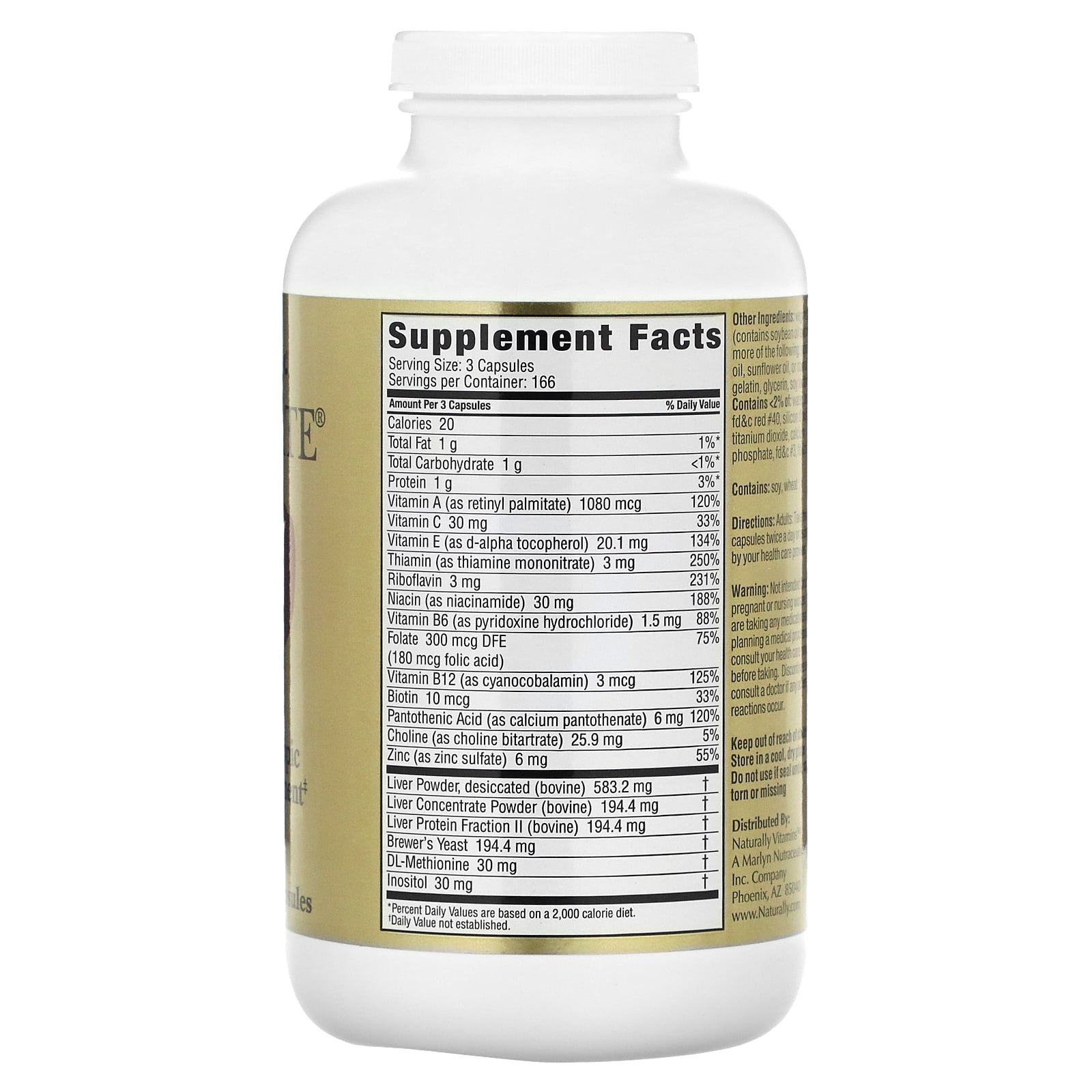 Naturally Vitamins Marlyn Hep-Forte Softgels, 500 Ct
