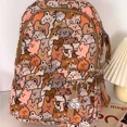 thumbnail image 3 of MBTI - Mochila de nailon con diseño de gato para mujer, estilo kawaii, de gran capacidad, informal, para viajes, para estudiantes, estética, 3 of 4