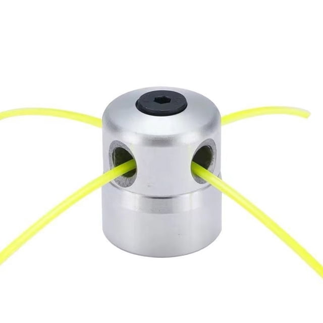 Carrete de hilo de corte de nailon de aluminio, cabezal cortador de cepillo Universal (con 4 líneas)