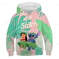 thumbnail image 2 of Niños Niñas niños Disney Stitch dibujos animados sudaderas con capucha Tops 3-14 años niños algodón manga larga sudadera niños niño bebé ropa 160 zhangmengya CONDUJO, 2 of 2