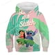 thumbnail image 2 of Niños Niñas niños Disney Stitch dibujos animados sudaderas Tops 3-14 años niños algodón manga larga sudadera niños niño bebé ropa 130 zhangmengya CONDUJO, 2 of 2