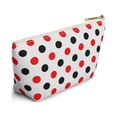 thumbnail image 3 of Red Black Polka Dots  Makeup Bag Cosmetic Bag-Accessory Pouch Makeup, 3 of 3