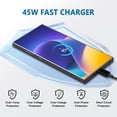 thumbnail image 4 of Cargador de teléfono POANW USB C superrápido de 45 W, paquete de 2 con cable, 4 of 7