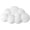 White, variant on Cloud Wrist Rest Cushion for Mouse Ergonomic Soft PU Leather Memory Foam Wrist Pain Relief Mouse Wrist Support Pad with Anti-Skid Base for Office School Home Laptop & Computer Mouse (White)