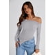 thumbnail image 3 of Remera PRETTYGARDEN Y2K Crop Top con Hombros Descubiertos y Mangas Largas S, 3 of 9
