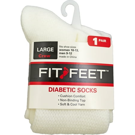 Fit Feet Diabetic Sock 1 Ct