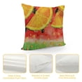 thumbnail image 4 of Nawypu Happy Sweet Summer Time Watermelon Gnome Decorative Throw Pillow Cover Lemon Watercolor Porch Outdoor Home Decor, Lemonade Seasonal Holiday Farmhouse Sofa Couch Cushion Case White, 4 of 5