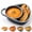 Blue, variant on Soup and Sandwich Bowl, Ceramic Soup Bowl with Sandwich Holder, Anti-Soggy Plate Combo for Bread, Soup, Breakfast and Home Dining