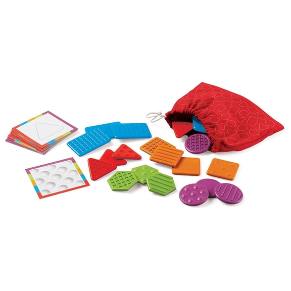 Learning Resources Teaching Tac-Tiles, Set of 20
