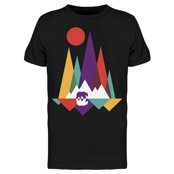 Mountains Figures Men's T-shirt