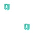 thumbnail image 1 of Qarigey Estetoscopio Clip Echometer Holster Accesorio de almacenamiento para enfermeras Médicos rosado 2piezas, 1 of 6