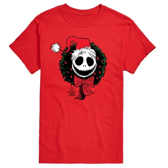 Nightmare Before Christmas - Jack Wreath - Men's Short Sleeve Graphic T-Shirt