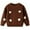 Coffee, variant on Baby Sweater Infant Baby Boy Girl Knit Sweater Rooster Goose Embroidery Crew Neck Long Sleeve Pullover Knit Shirt Winter Clothes Size 3 6 Months (Pink,3-6 Months)