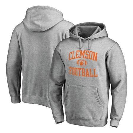 Clemson Tigers Fanatics Branded First Sprint Pullover Hoodie Heather Gray