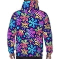 thumbnail image 5 of Hoodies for Men - Rainbow Snowflakes Long Sleeve Comfrt Men'S Fashion Hoodies & Sweatshirts, Sweatshirts for Men Hoodies Pullover Clothing Clothes with Pouch, 5 of 7