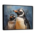 thumbnail image 2 of Designart "Dreamy Penguin Wonderland III" Penguin Floater Framed Wall Decor, 2 of 5