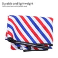 thumbnail image 4 of Coiffure Cape Réglable Barbe Wrap Durable Rouge + Blanc + Bleu Adultes pour les Enfants Salon, 4 of 8
