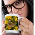 thumbnail image 2 of 3drose, Common Buckeye on Marigold, Ballard Nature Center, Effingham Co. Il, 11oz Mug, 2 of 6