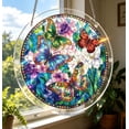 thumbnail image 6 of Acrylic Jigsaw Puzzle Suncatcher, Suncatcher Puzzle, 83 Pieces Acrylic Puzzle Window Hanging, Colorful Stained Glass Acrylic Sun Catcher Decor, for Women Mom, 6 of 8
