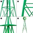 thumbnail image 2 of Ktaxon 8FT Weather Resistant Yard Garden Windmill Green, 2 of 9