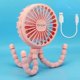 thumbnail image 1 of 1pc New Portable Clip USB Mini Fan Can Be Hung Upright Can Be Wound Three Wind Stroller Small Fan Student Dormitory Outdoor Desktop Office Fan, 1 of 4