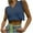 Blue, variant on JIUKE Crop Tank Tops for Women Sleeveless Knit Summer Sweater Vests V Neck Pullover Loose Fitted Solid Color Tees