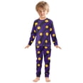 thumbnail image 3 of Yellow Polka Dot Pattern Cotton Pajamas 2 Piece Set Sleepwear Soft and Comfortable Homewear Nightwear, 3 of 7