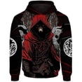 thumbnail image 4 of Ropa informal de otoño para hombre, sudadera con capucha con estampado 3D de lobo, ropa Y2k, jersey con estampado animal, sudadera holgada gótica con capucha, sudaderas, 4 of 5