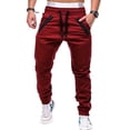 thumbnail image 4 of Hombres Casual Joggers Pantalones Pantalones de chándal Pantalones masculinos Pantalones lápiz Pantalones Tamaño S-3XL, 4 of 5