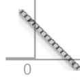 thumbnail image 5 of Leslie's 14K White Gold .8 mm Box Chain (Weight: 2.12 Grams, Length: 18 Inches), 5 of 5
