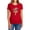 Red, variant on DC Flash Desaturated Flash Women's T Shirt, Kelly Green, 2X-Large