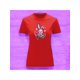 thumbnail image 2 of Playera Blusa Con Estampado De Conejo Kawai Con Caras Fantasmas Ropa Para Mujer Color Rojo Talla Mediana Marca Emil SaEs, 2 of 4