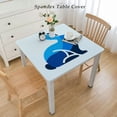 thumbnail image 2 of nygtbtfer Rectangle Tablecloth Elastic Fitted Table Covers for Tables Stretch Table Cloths Outdoor Table Cloth Cover for Picnic Camping Indoor Outdoor, 2 of 7