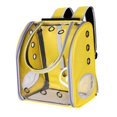 thumbnail image 1 of Deluxe Pet Carrier Cats Dogs Bubble Capsule Backpack Bag Handbag Yellow, 1 of 8