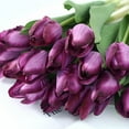 thumbnail image 1 of 10pcs Artificial Latex Tulips Flowers Faux Tulip Stems PU Real Touch Tulips for Wedding Party Home Decoration, 1 of 7