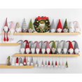 thumbnail image 4 of Gnomo navideño hecho a mano de Tomte sueco, adornos de decoración de elfo navideño, regalos para el día de agradecimiento, gnomos suecos Tomte de 16 pulgadas (gris) Rojo Verde RV011031-01449SDJ, 4 of 5