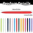 thumbnail image 3 of Clearance Retractable Silent Gel Pens, Red Barrel, Medium Point (0.5mm), Quick Dry Gel Ink Pens for Home, Office, Journaling, Writing, Note-Taking, Teacher Supplies, 5ml, 3 of 5
