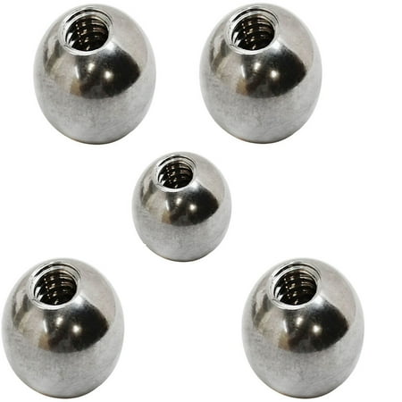 

5 PC 1/4 - 20 Thread LEFT Hand Marine Stainless Steel 316 Ball Nut UNC Cap Dome Bolt