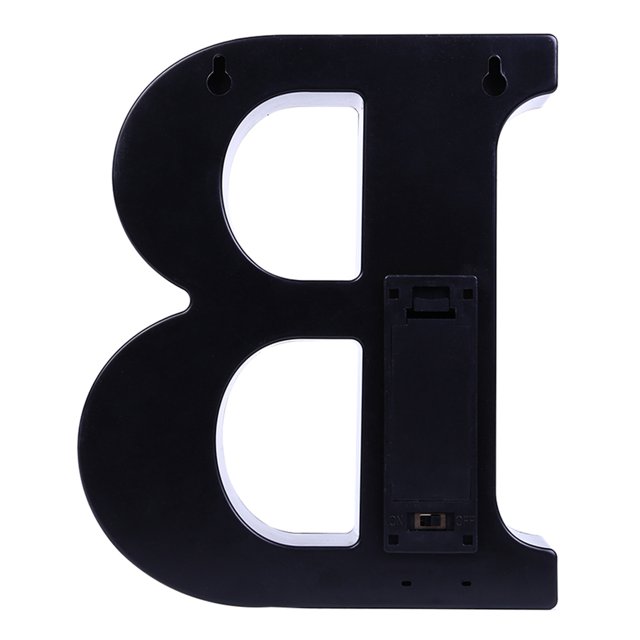 Customizable LED Alphabet Wall Light - 26 Letter DIY Decoration for Romantic Proposals & Home Decor (White Glow)